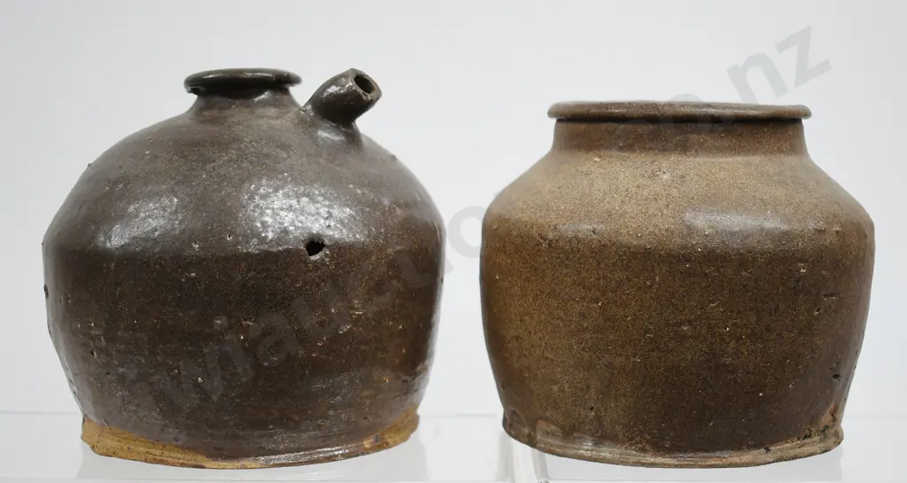 ASSORTED CHINESE FOOD POTS, TIGER WHISKIES, SOY Image 1++