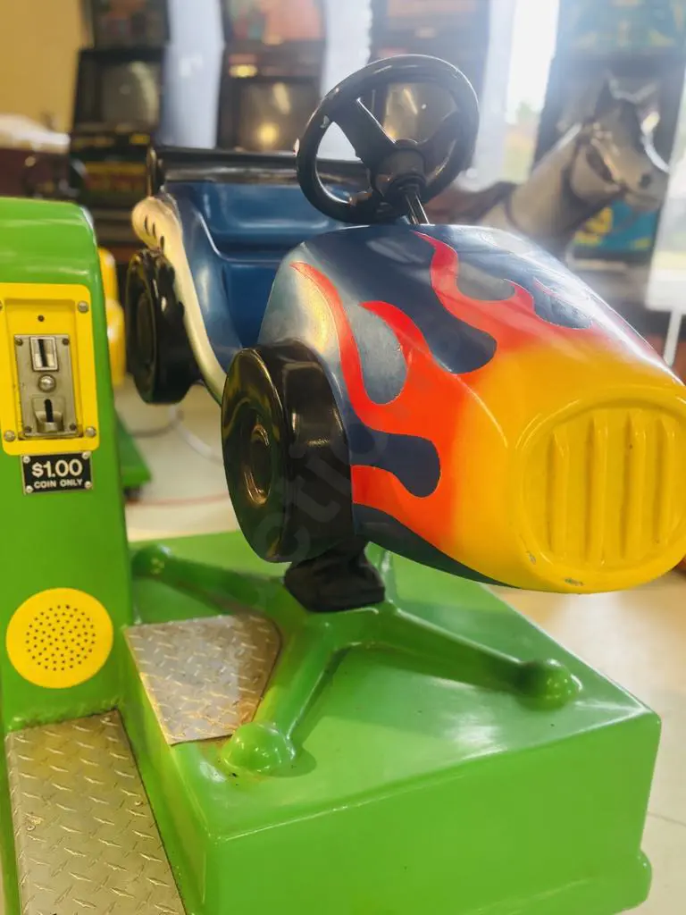 BLUE FLAME CHILD COIN OPERATED FUN RIDE Image 1++