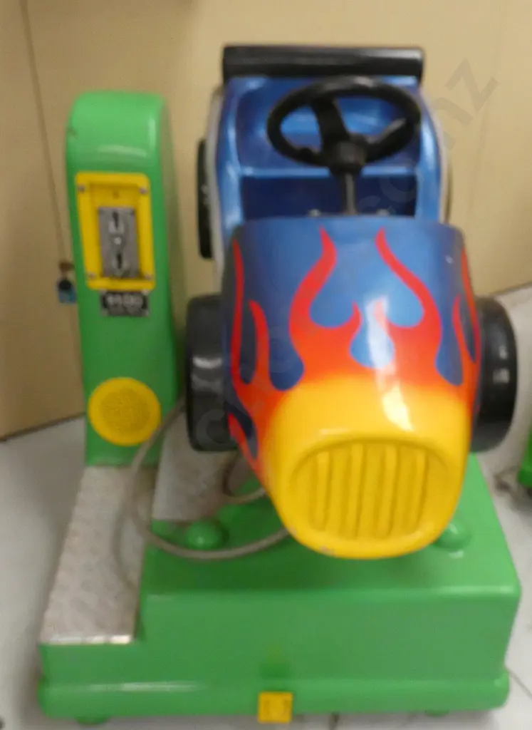 BLUE FLAME CHILD COIN OPERATED FUN RIDE Image 1++