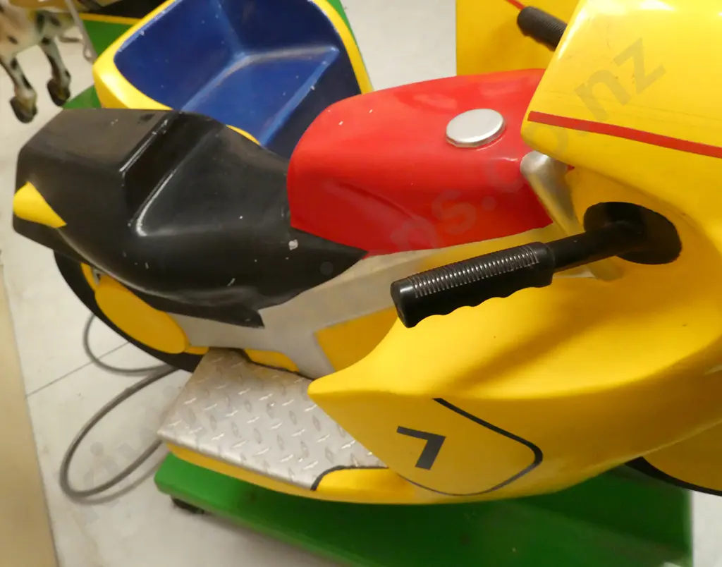 MOTORCYLE & SIDECAR COIN OPERATED FUN RIDE Image 1++