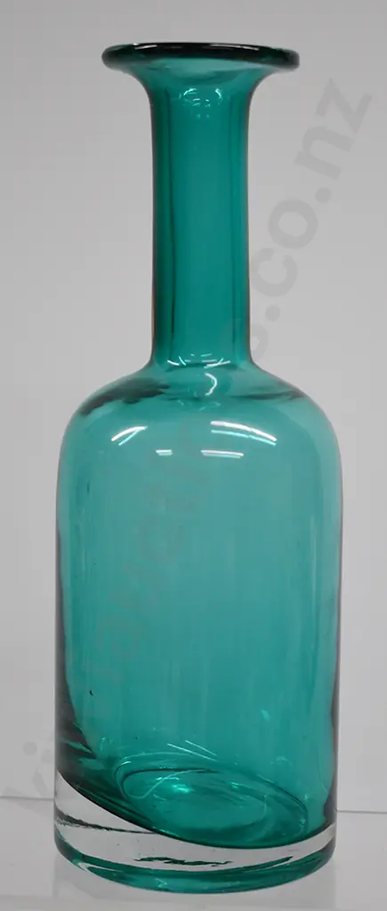 DEEP AQUA/TURQUOISE DECANTER VASE Image 1++