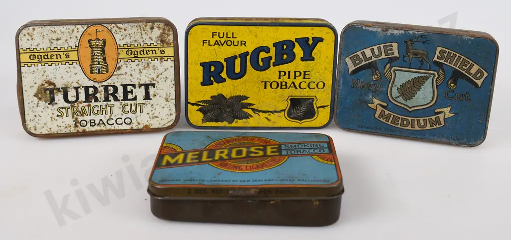 ASSORTED TOBACCO TINS Image 1++