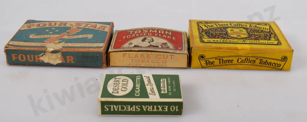 ASSORTED NZ CARDBOARD TOBACCO PACKETS Image 1++