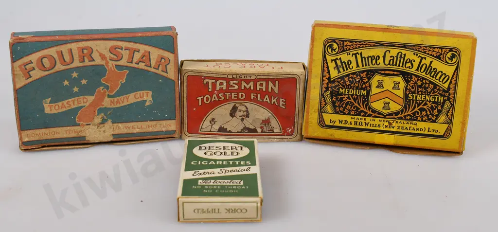 ASSORTED NZ CARDBOARD TOBACCO PACKETS Image 1++