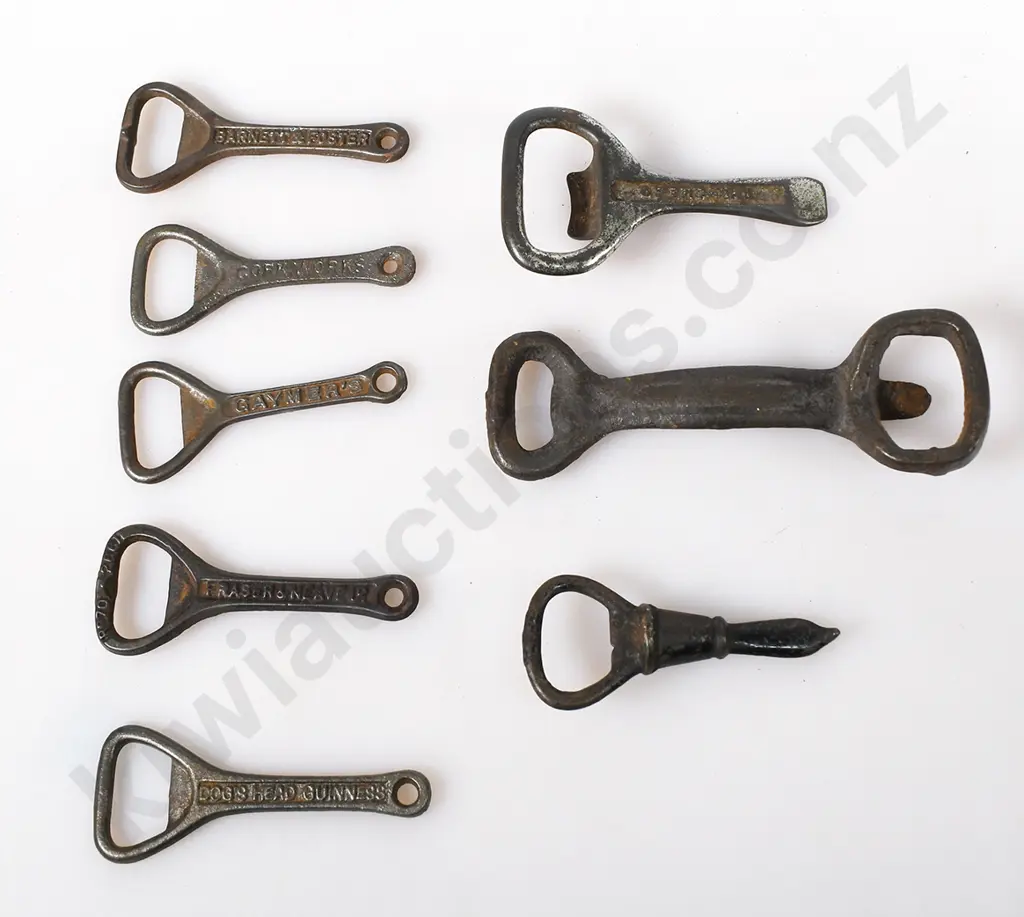 ASSORTED CAST IRON BOTTLE OPENERS Image 1++
