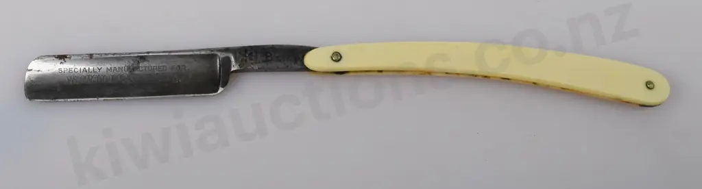 ADVERTISING CUT THROAT RAZOR WILLIAMSON GERALDINE Image 1++