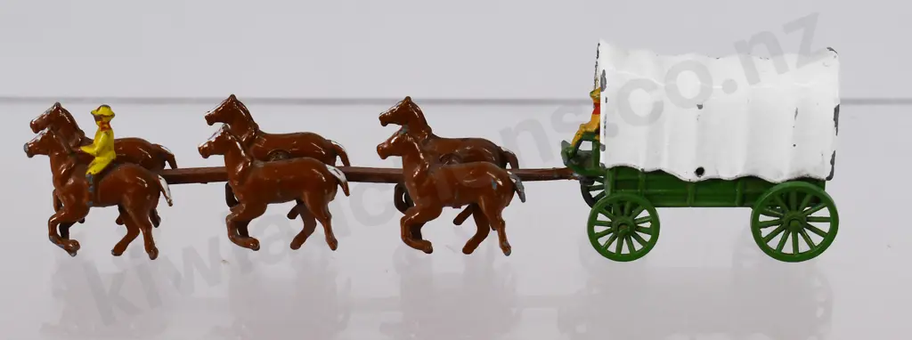 LESNEY COVERED WAGON & 6 HORSE TEAM Image 1++