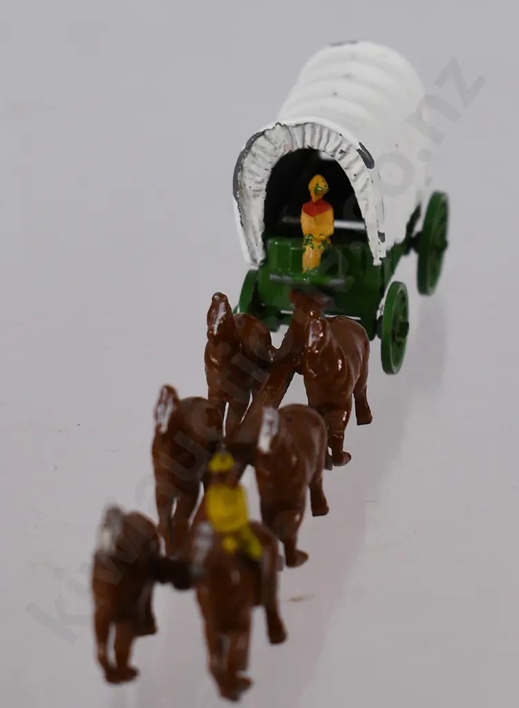 LESNEY COVERED WAGON & 6 HORSE TEAM Image 1++
