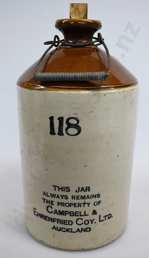 CAMPBELL & EHRENFRIED STONE JAR Image 1++