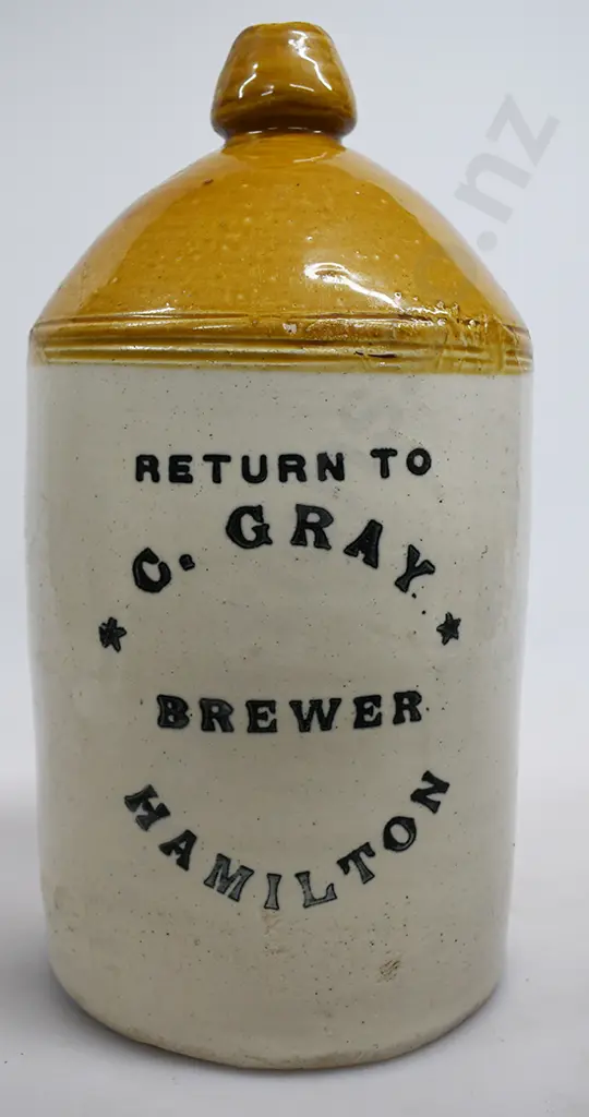 GRAY HAMILTON STONE JAR Image 1++