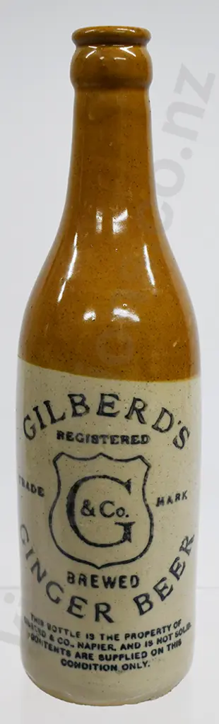 GILBERD'S (NAPIER) GINGER BEER Image 1++