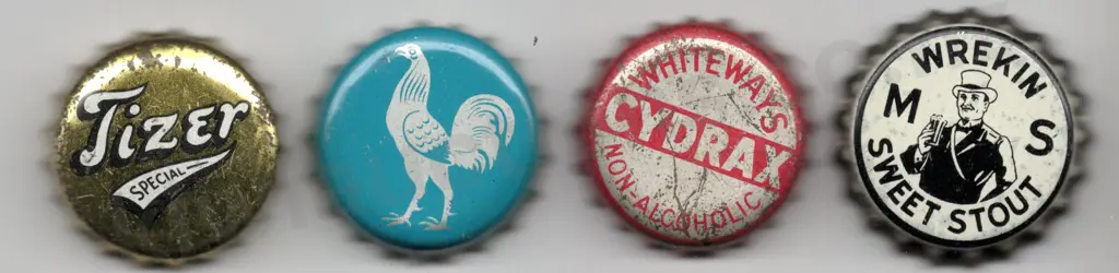 UNITED KINGDOM CROWN TOP BOTTLE CAPS Image 1++