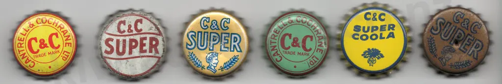 CANTREELL & COCHRANE IRISH CROWN TOP BOTTLE CAPS Image 1++