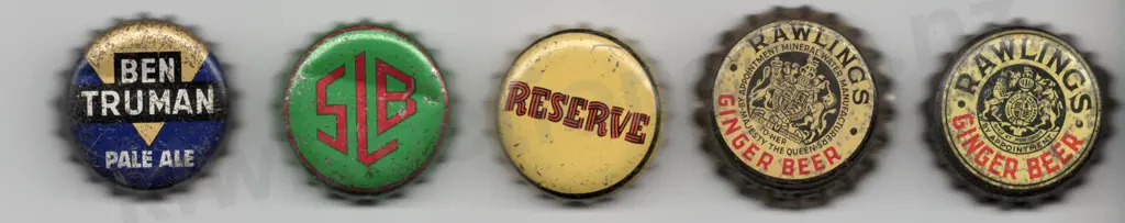 UNITED KINGDOM CROWN TOP BOTTLE CAPS Image 1++