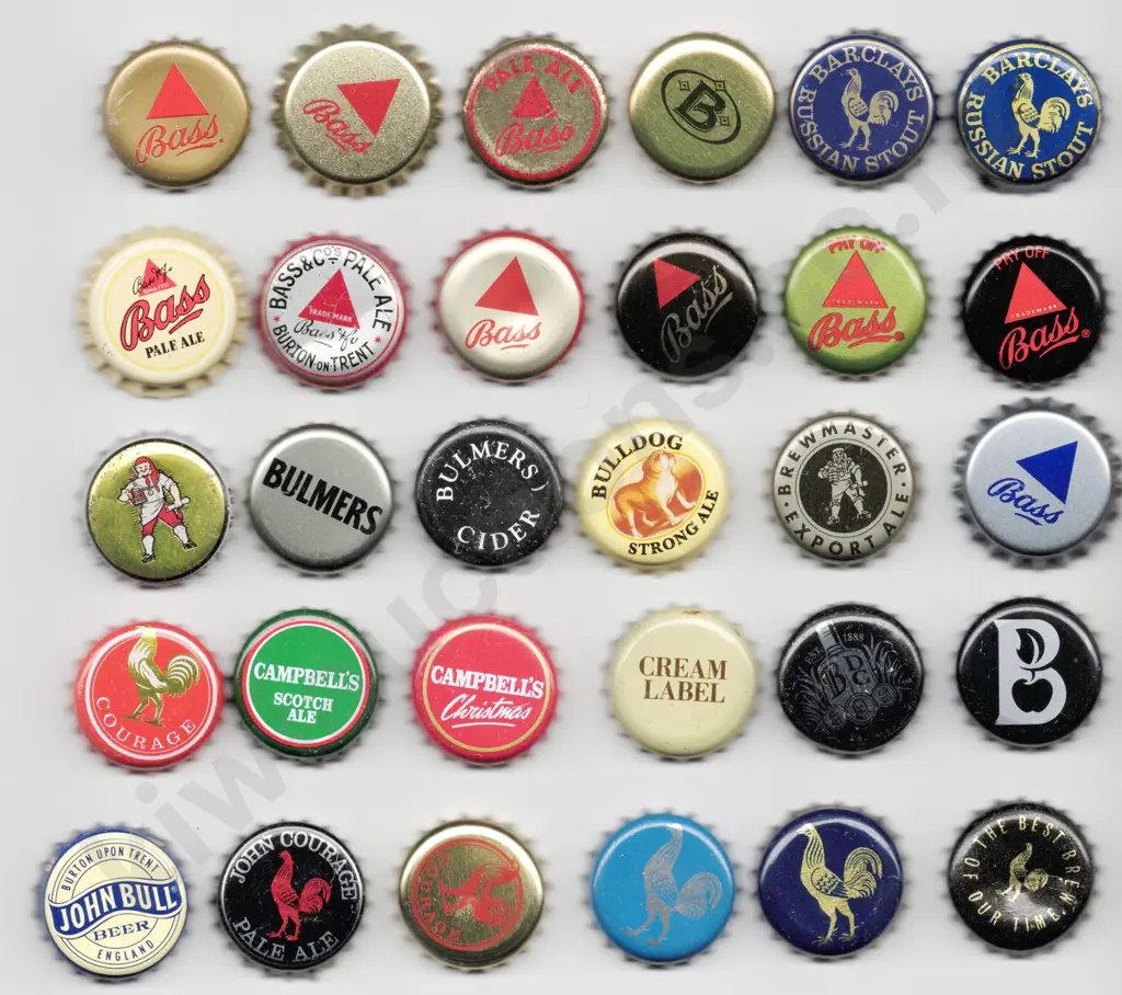 UNITED KINGDOM CROWN TOP BOTTLE CAPS Image 1++