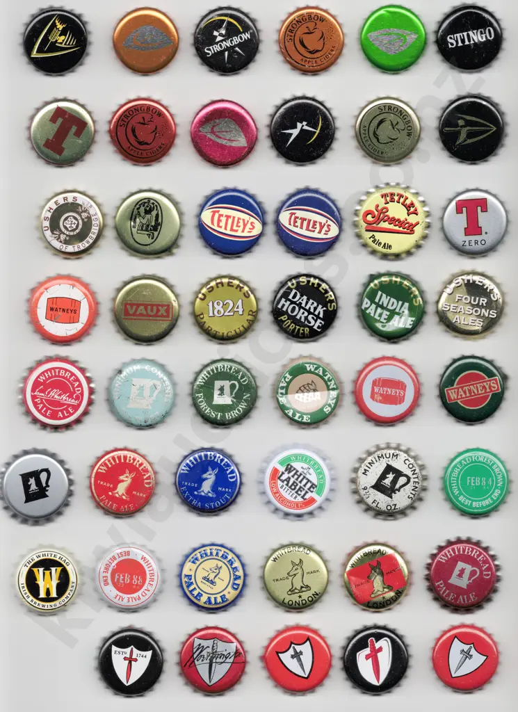 UNITED KINGDOM CROWN TOP BOTTLE CAPS Image 1++