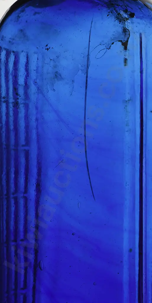COBALT BLUE POISON/CURE BOTTLES Image 1++