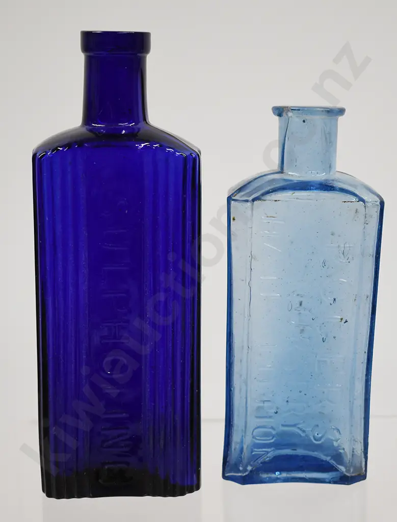 ASSORTED BLUE BOTTLES Image 1++