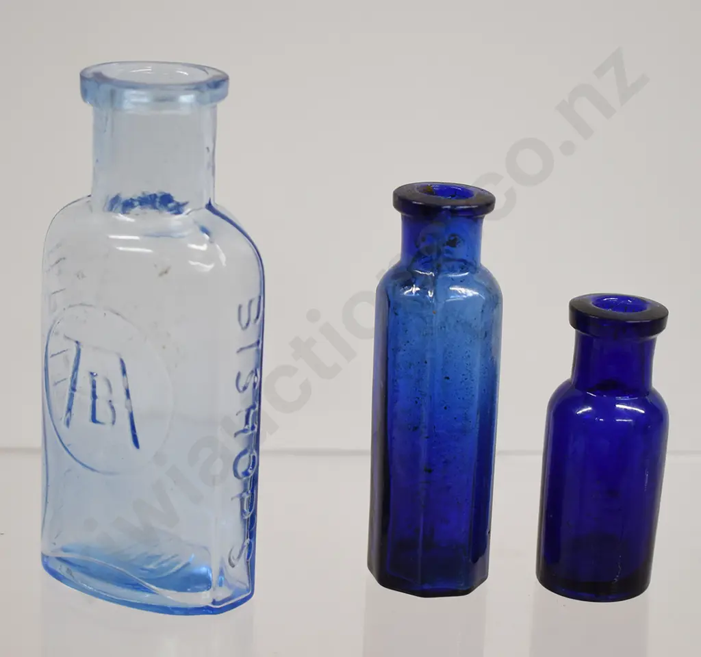 ASSORTED BLUE BOTTLES Image 1++
