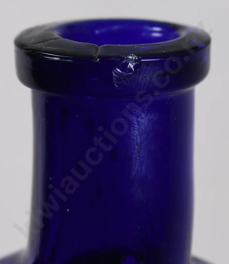 NOT TO BE TAKEN COBALT BLUE POISON BOTTLES Image 1++