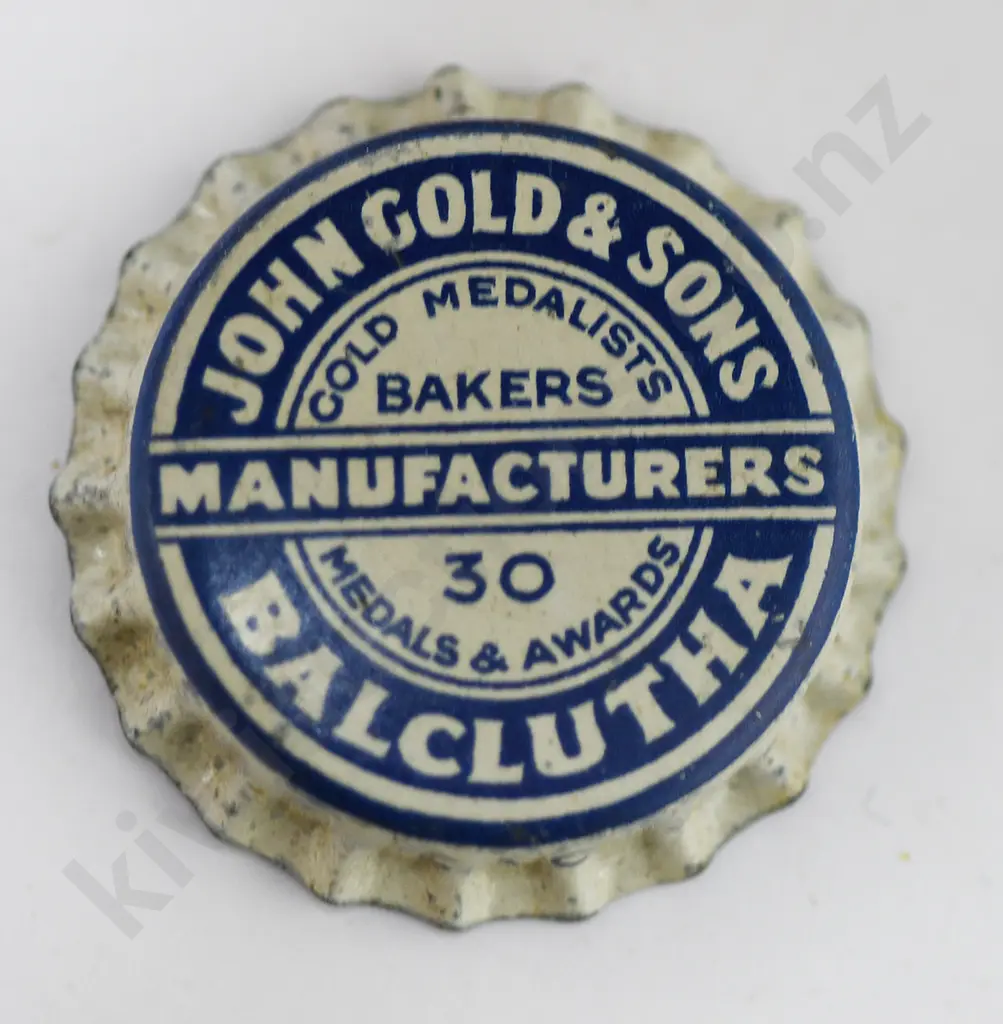 JOHN GOLD BALCLUTHA CROWN TOP BOTTLE CAP Image 1++