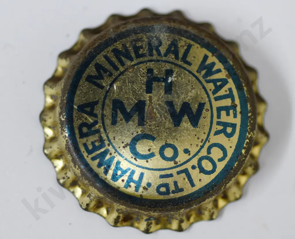 HAWERA MINERAL WATER CROWN TOP BOTTLE CAP Image 1++