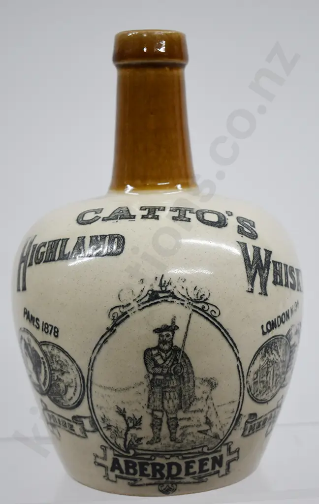 CATTO’S STONEWARE WHISKY JUG, KIDERLEN'S DECANTER Image 1++