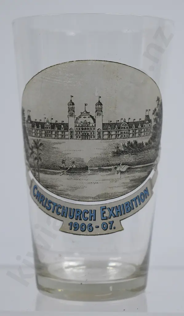CHRISTCHURCH EXHIBITION DRINKING GLASS Image 1++