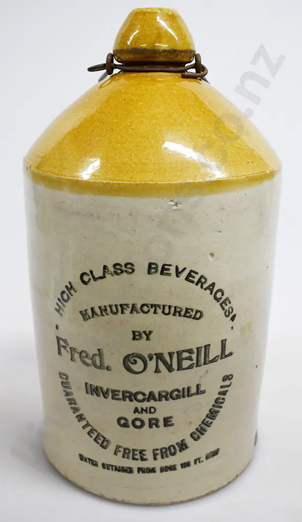 O'NEILL INVERCARGILL & GORE STONE JAR Image 1++