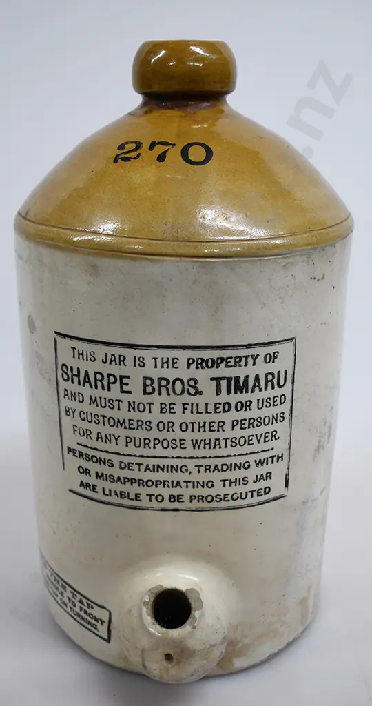 SHARPE BROS TIMARU JAR Image 1++