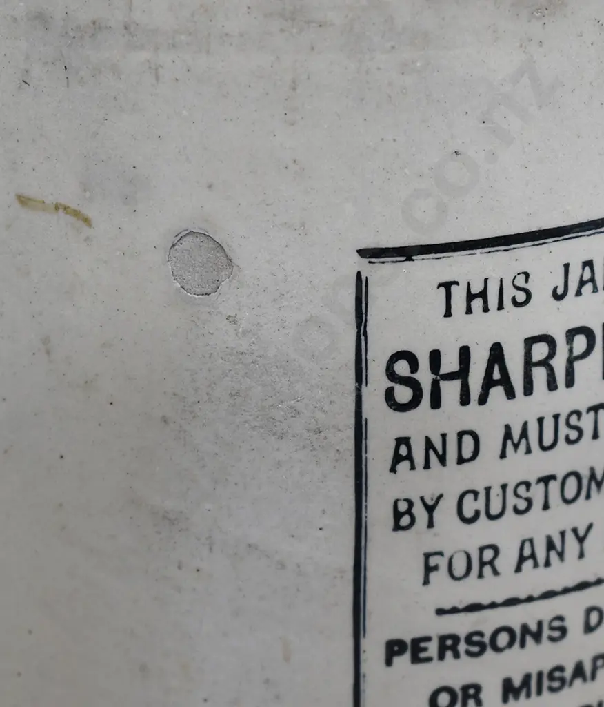 SHARPE BROS TIMARU JAR Image 1++