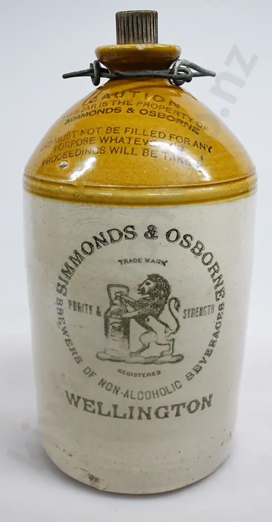 SIMMONDS & OSBORNE WELLINGTON STONE JAR Image 1++