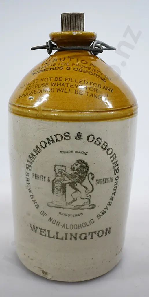 SIMMONDS & OSBORNE WELLINGTON STONE JAR Image 1++