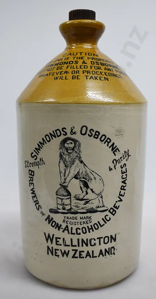 SIMMONDS & OSBORNE WELLINGTON STONE JAR Image 1++