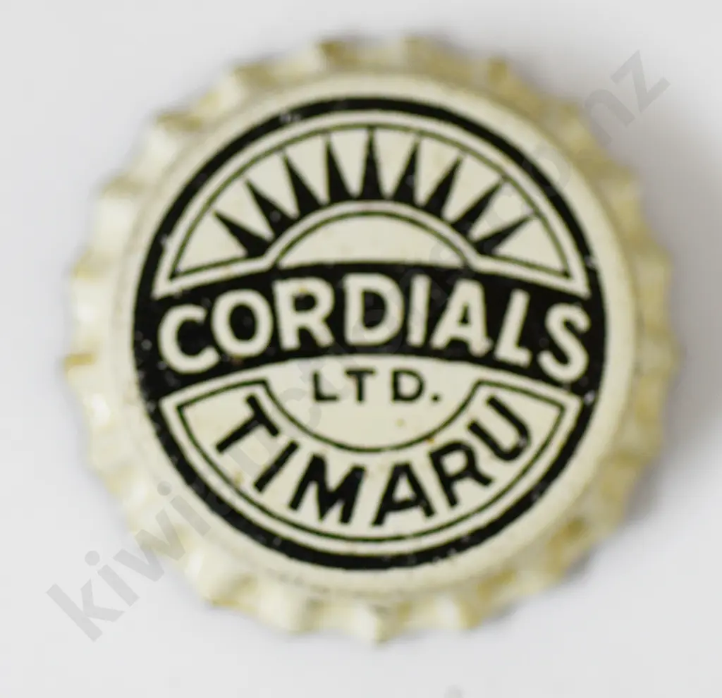 CORDIALS TIMARU CROWN TOP BOTTLE CAP Image 1++
