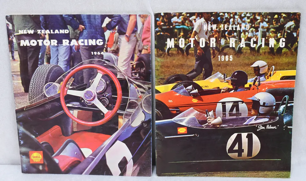SHELL NEW ZEALAND MOTOR RACING PUBLICATIONS 1960's Image 1++