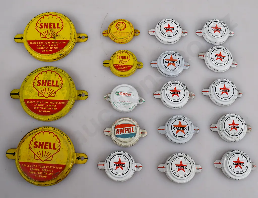 AUTOMOTIVE OIL TIN DRUM LIDS Image 1++