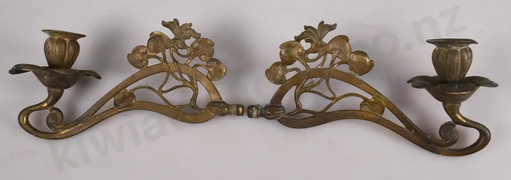 BRASS PIANO SCONCES Image 1++