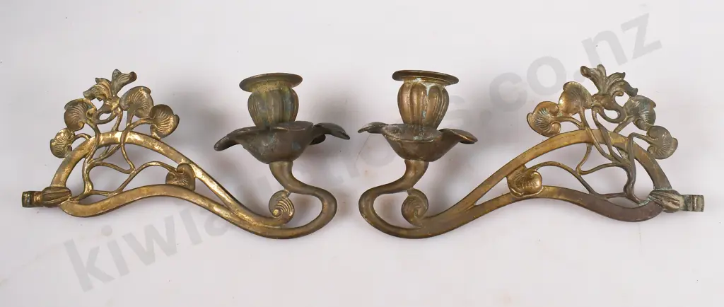 BRASS PIANO SCONCES Image 1++