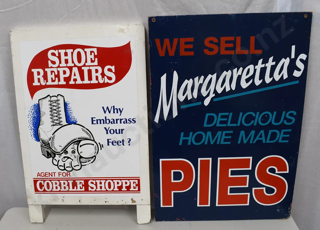 SHOE REPAIR & HOME MADE SPIES SIGNS Image 1++