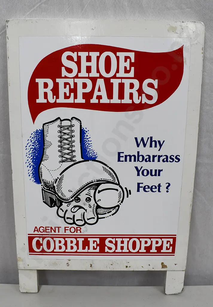 SHOE REPAIR & HOME MADE SPIES SIGNS Image 1++