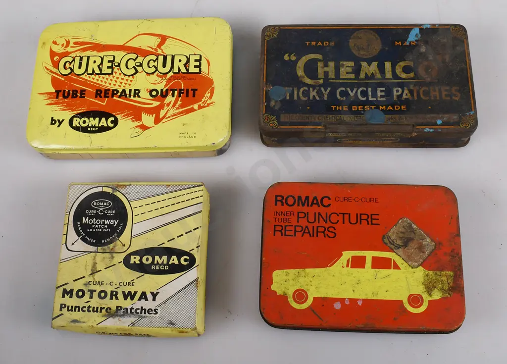 ASSORTED REPAIR KIT & OTHER TINS Image 1++