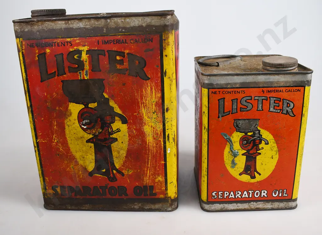 LISTER SEPARATOR OIL TINS Image 1++