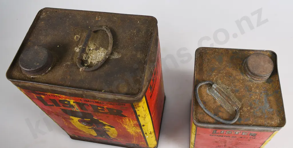 LISTER SEPARATOR OIL TINS Image 1++