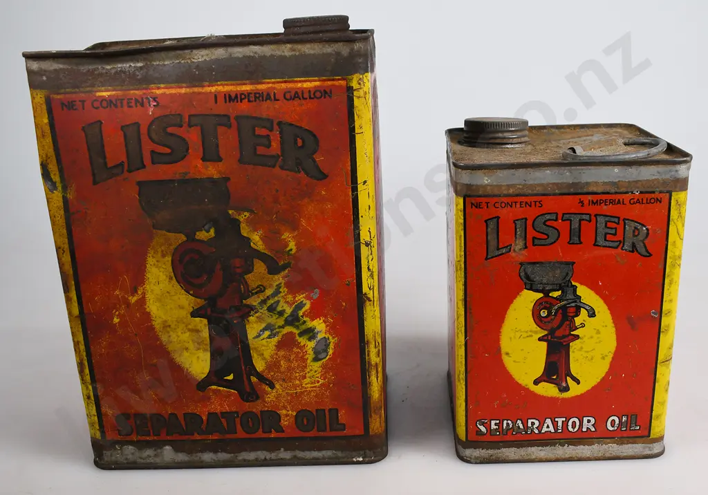LISTER SEPARATOR OIL TINS Image 1++