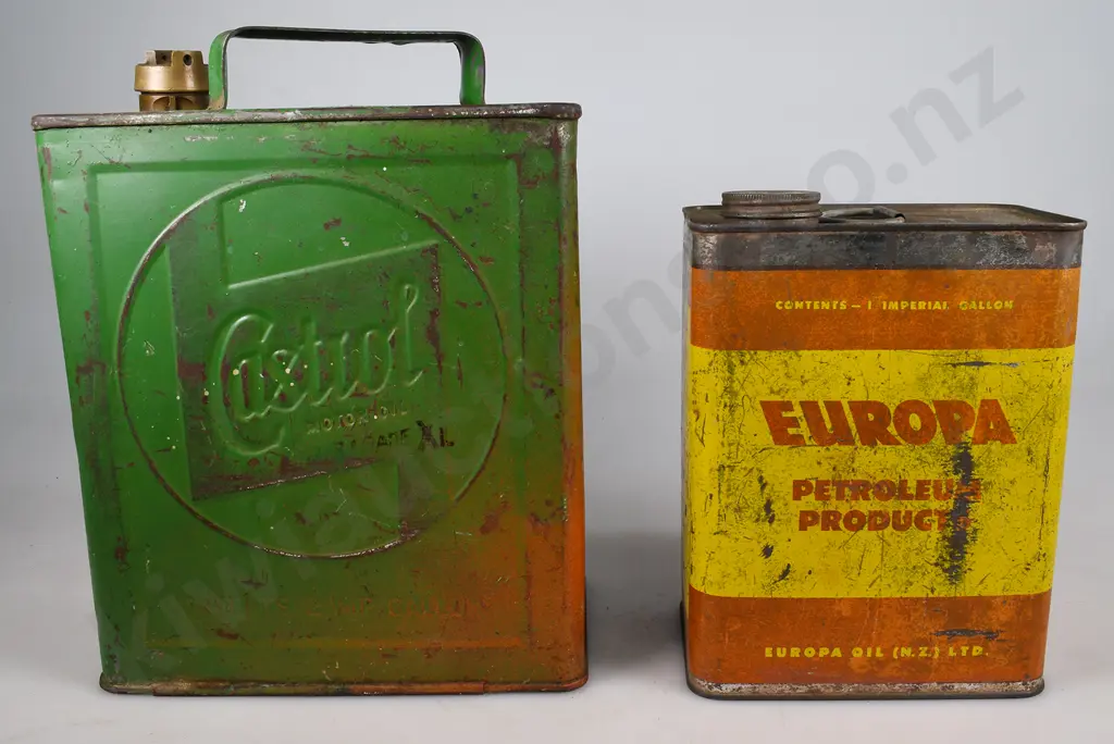 CASTROL & EUROPA TINS Image 1++