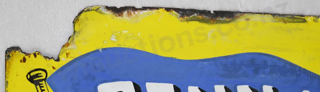 PENNANT KEROSENE DOUBLE SIDED ENAMEL SIGN Image 1++