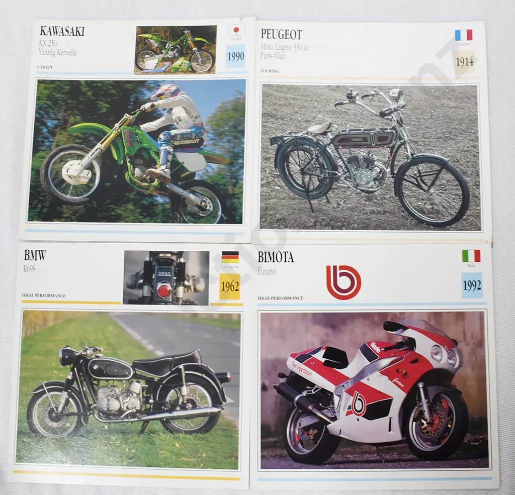 MOTORCYCLE COLLECTORS CARDS Image 1++