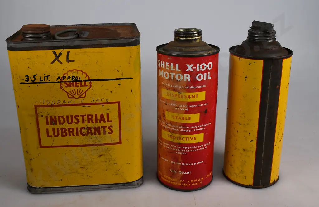 SHELL OIL TINS Image 1++