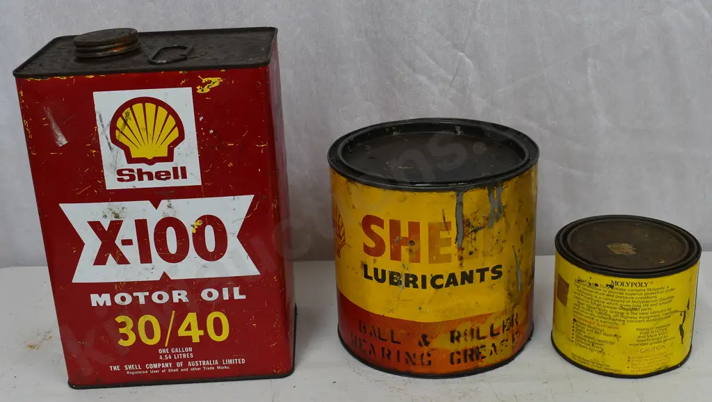 SHELL  AUTOMOTIVE TINS Image 1++